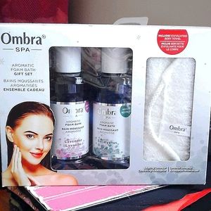 Aromatic foam bath gift set